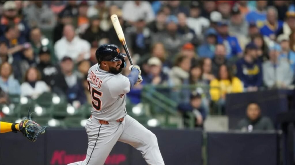 Gleyber Torres lideró victoria de los Tigres sobre Padres