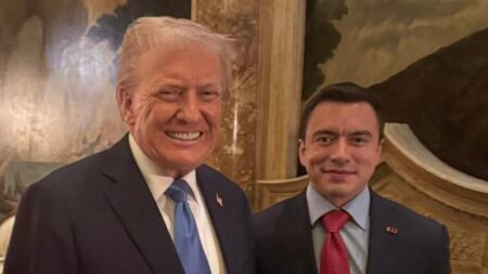 “¡No los defraudará!”: Trump elogia a Noboa por su victoria en las presidenciales