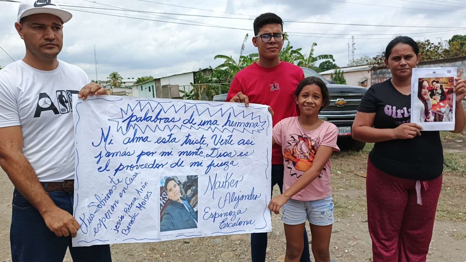Claman por la libertad de joven barinés secuestrado en la cárcel de El Salvador