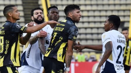 Deportivo Táchira recibió polémico gol durante juego decisivo en Copa Libertadores: lo califican de “juego sucio”