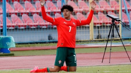 El hijo de Cristiano Ronaldo anotó doblete con la selección de Portugal: celebró como su padre con el famoso “SIUU” y ganó su primer título