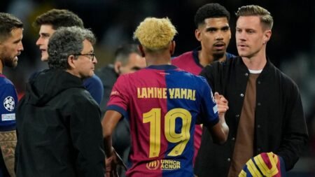 Polémica reacción de Yamal a reconocimiento por sus 100 partidos con el Barcelona: esto sucedió tras el duelo en Champions frente al Inter