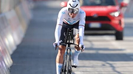 Él es Orluis Aular, el venezolano que está dando la pelea en la clasificación por puntos en el Giro de Italia