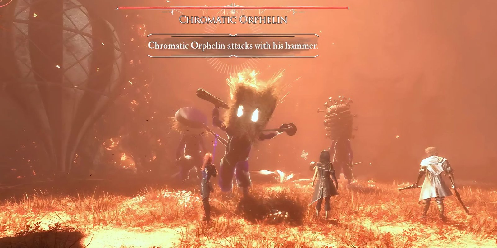 Ataque con martillo del Chromatic Orphelin
