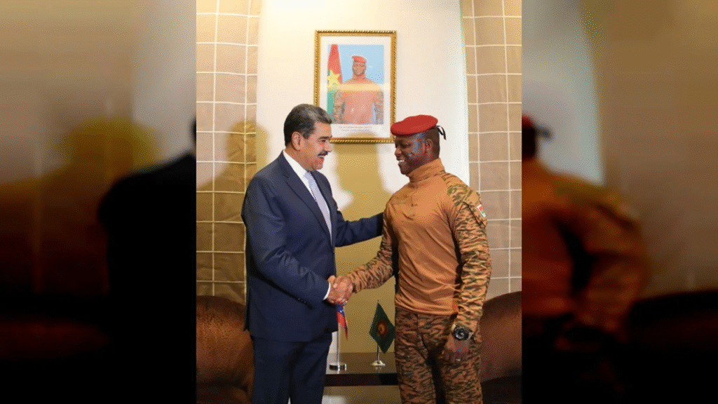 Maduro se reunió con Ibrahim Traoré, quien gobierna Burkina Faso tras dar un golpe de Estado en 2022