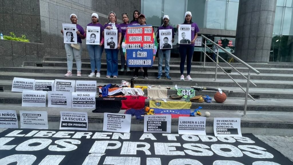 Estos son los cinco adolescentes que Maduro tiene encarcelados: Piden la mediación a la Unicef