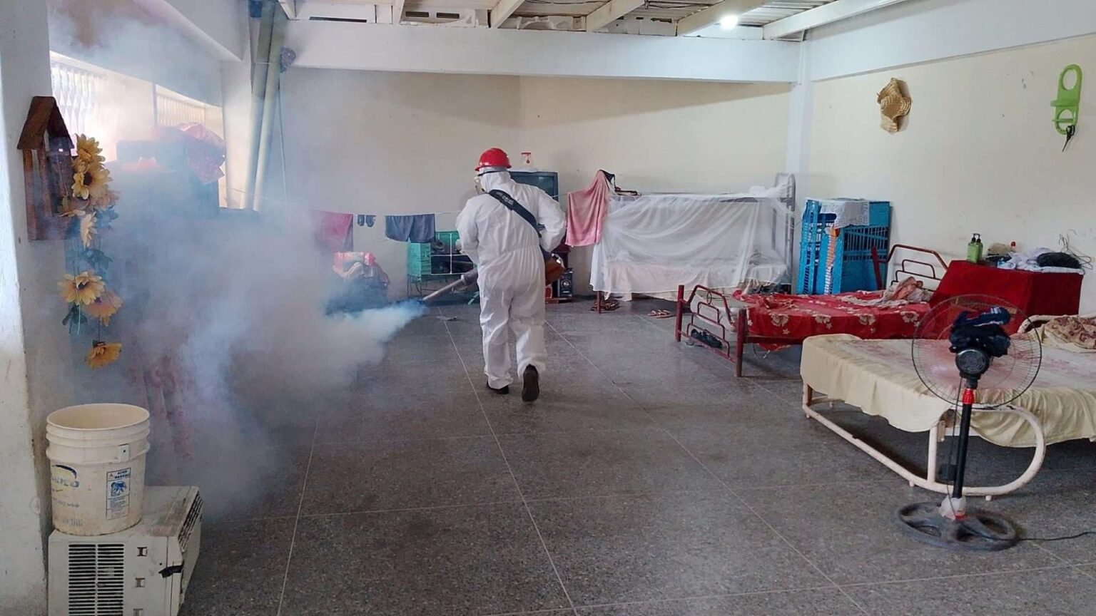 Fumigaron refugios temporales de Puerto Ayacucho