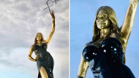 La reacción de Sofía Vergara a la imponente estatua que fue inaugurada el día de su cumpleaños en Barranquilla: “Jamás imaginé”