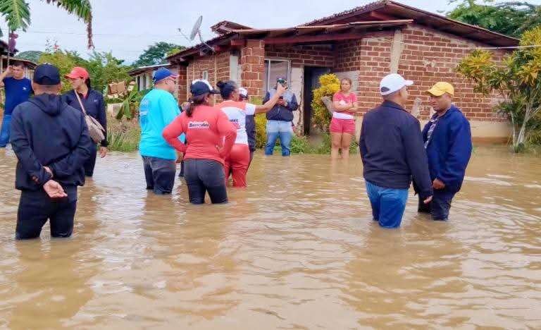 En Cojedes activan plan para atender a familias afectadas por lluvias