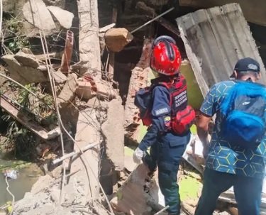 Se desplomó un puente en Baruta durante recorrido del PSUV