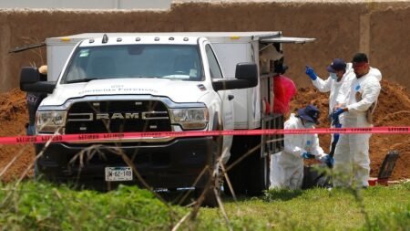 Hallan decenas de bolsas con restos humanos en México