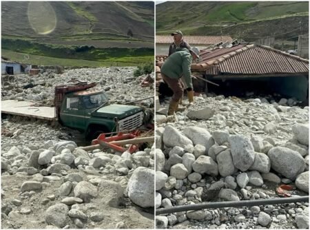 Así quedó Apartaderos tras el desbordamiento del río Chama