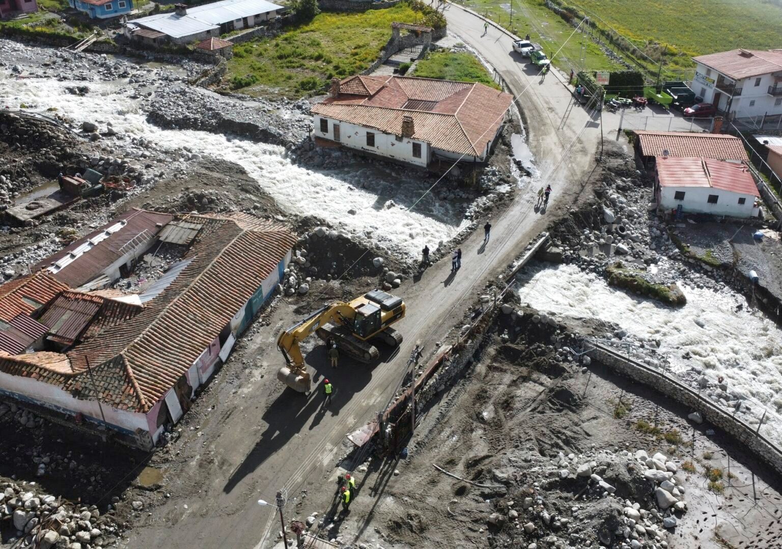 Pérdidas totales en 150 hectáreas agrícolas en los Andes