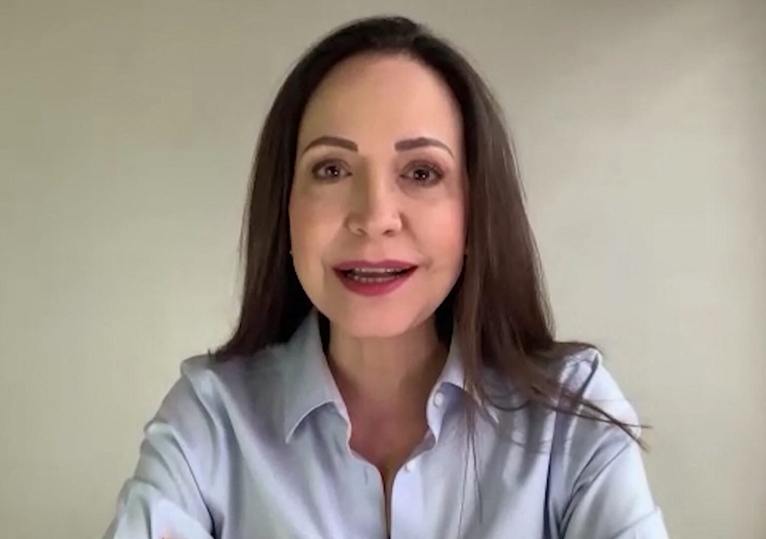 María Corina Machado aseguró que el mundo actúa contra Maduro