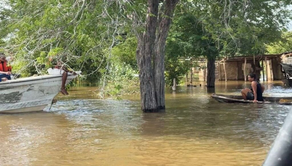 300 viviendas afectadas por crecida del río Orinoco en Anzoátegui