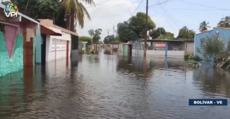 Crecida del Orinoco obligó a evacuar familias en Ciudad Bolívar