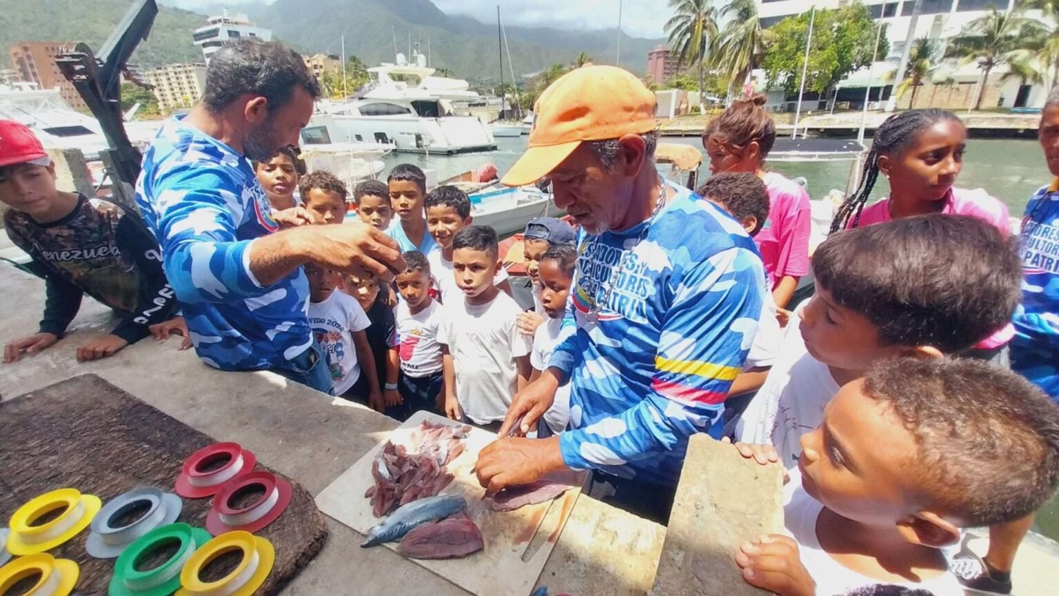 Niños guaireños aprenden sobre la pesca en plan vacacional comunitario